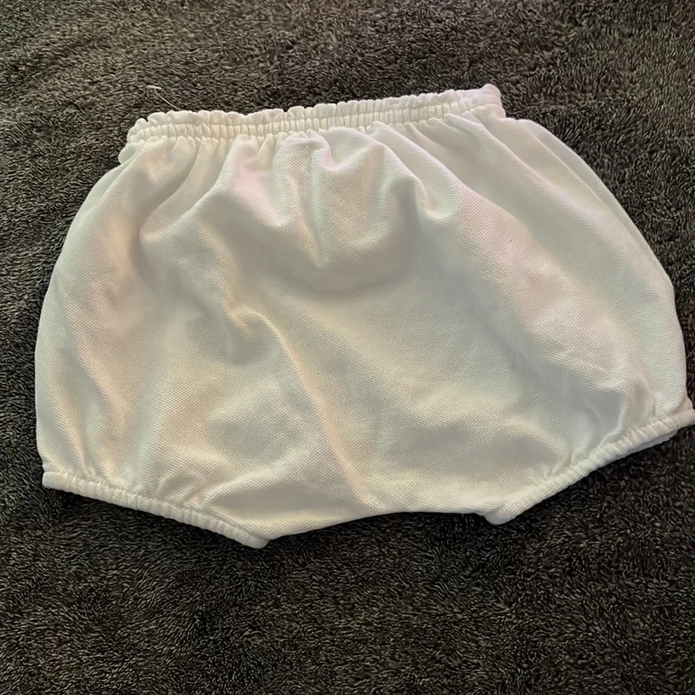 Ralph Lauren 100% cotton White Diaper Cover 24M NWOT